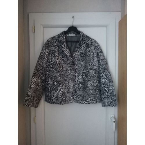 Blazer Taille 52 Noir À Motif