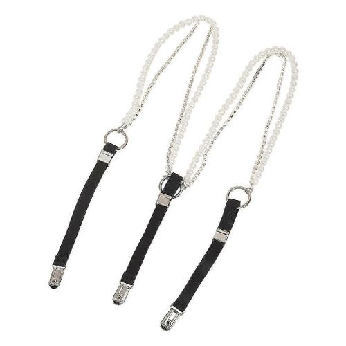 3 Clip Sur Bretelles Pour Chemise Filles Femme Bretelles Support Style Britannique-Yujia
