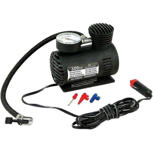 300psi 12v Mini Compresseur D'air Auto Voiture Pneu Électrique Pompe De Gonflage D'air