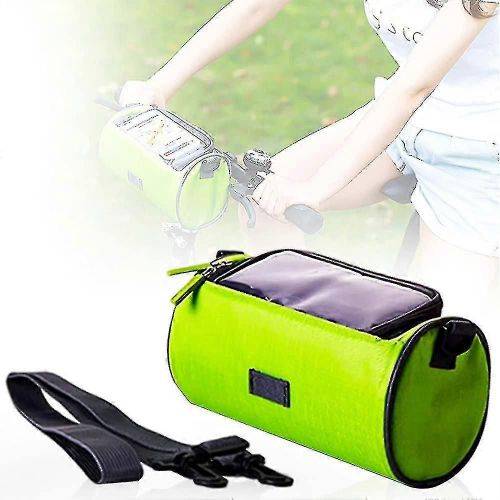 Sac De Cadre De Vélo, Fonction Écran Tactile Sac De Guidon De Vélo Étanchebag De Vélo À L'eaugrande Capacité, Sac De Rangement Avec Sac Transparent Et Sangle Réglable1pcs