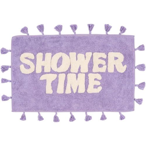 Tapis De Bain-Tapis Salle De Bain Antidérapant,Tapis De Bain Violet,100% Coton,Tapis De Douche,Decoration Salle De Bain,50x80x1cm