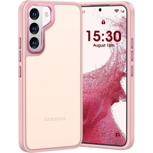 Ershi-Pour Coque Samsung Galaxy S22, Protection Militaire Antichoc Coque De Protection Toucher Velours Mat Anti-Rayures Anti-Empre[1
