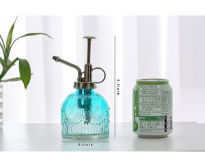 Arrosoir Vaporisateur Vintage En Verre - 350 Ml, Buse Brumisation Précise, Déco Rétro Pour Plantes
