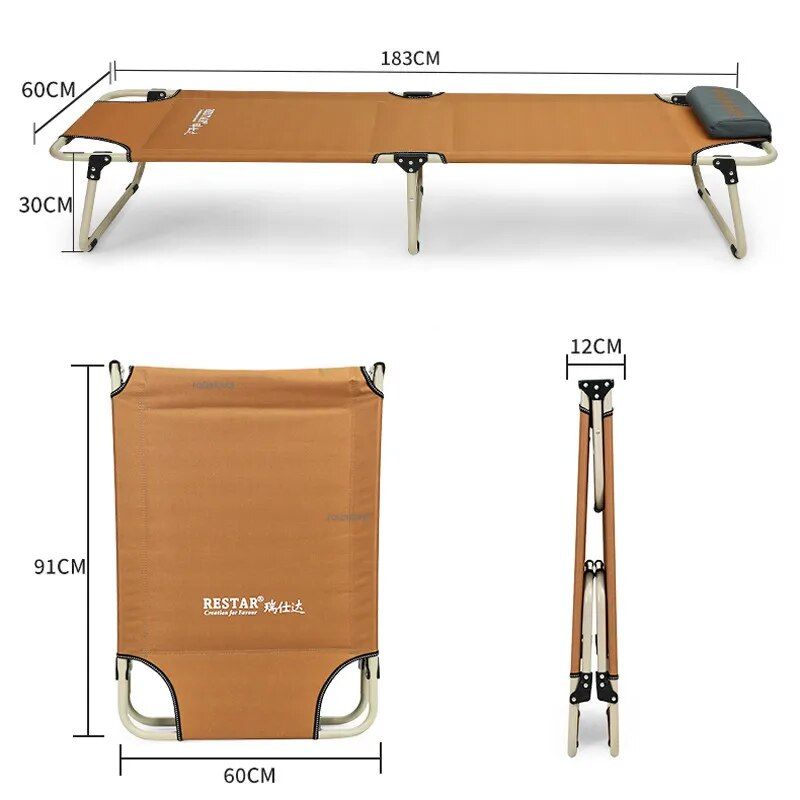 Lit Pliant Simple Pour Randonne Dans La Nature, Lit Confort... - 4