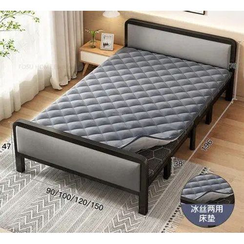 B1 190x90cm - Lits Pliants En Fer Forgé Pour La Randonnée Dans La Nature, Mobilier De Maison Simple, Bureau, Photographe, Pause Déjeuner, Mobilier D'extérieur, Wyh