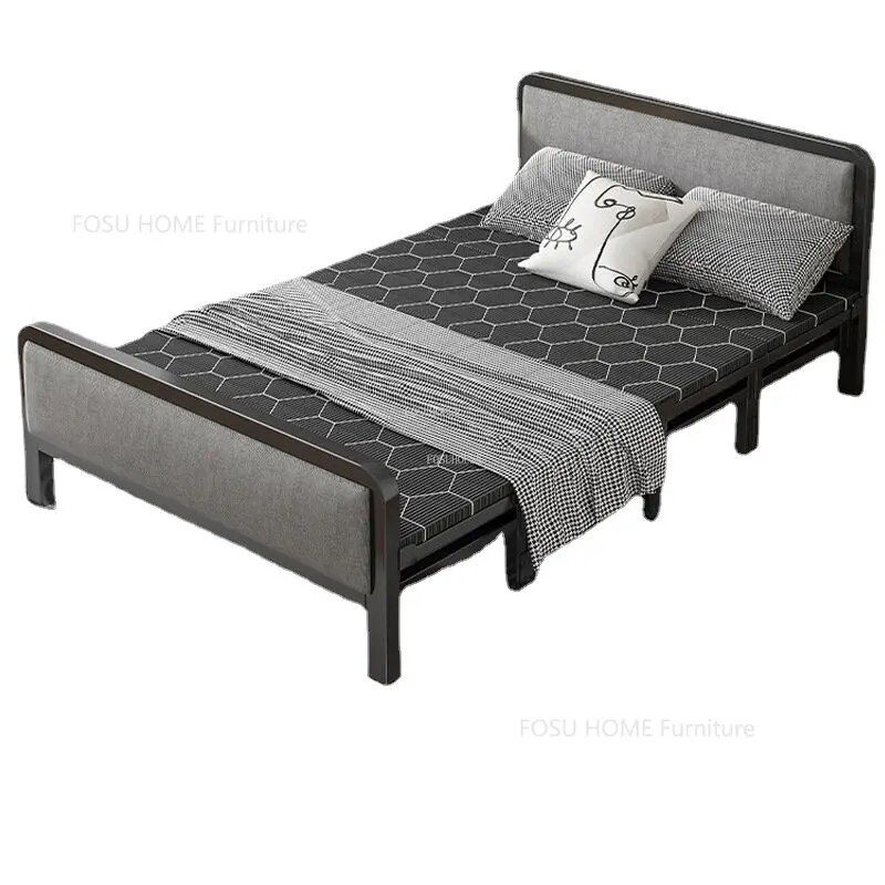 Un 190x90cm Noir - Lits Pliants En Fer Forg Pour La Randonn... - 6