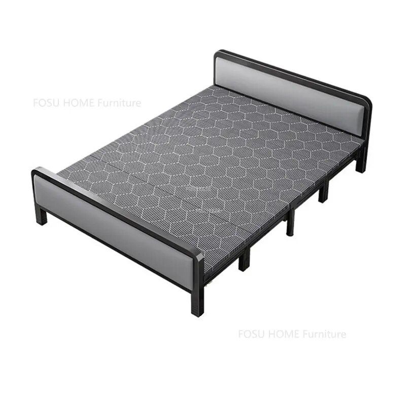 Un 190x90cm Noir - Lits Pliants En Fer Forg Pour La Randonn... - 7