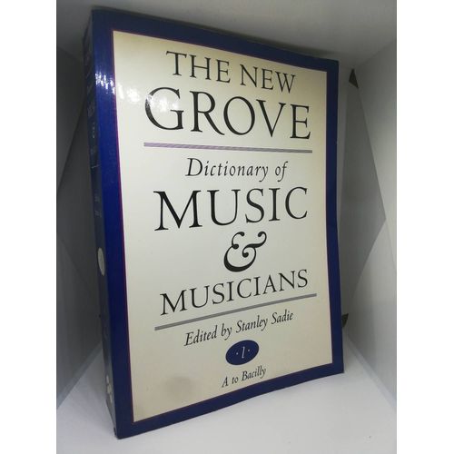 The New Grove-Dictionary Of Music & Musicians Edited By Stanley Sadie - Volume 1 -A To Bacilly