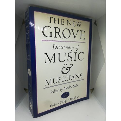 The New Grove-Dictionary Of Music & Musicians Edited By Stanley Sadie - Volume 20 - Virelai To Zywny Appendice