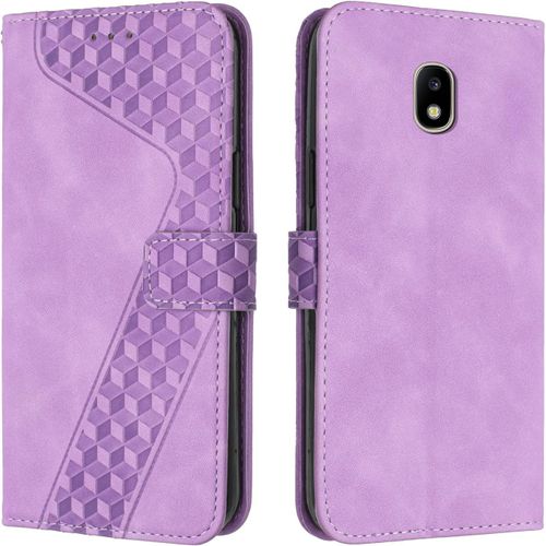 Ershi-Coque Pour Samsung Galaxy J3 2017, Étui Housse Protection En Cuir Pu [Pochette De Portefeuille] [Magnétique], Antichoc Etui [5