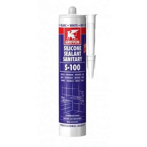 Mastic silicone sanitaire s-100 blanc | 300 ml
