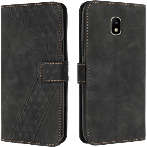 Ershi-Coque Pour Samsung Galaxy J3 2017, Étui Housse Protection En Cuir Pu [Pochette De Portefeuille] [Magnétique], Antichoc Etui [5