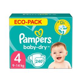 LOT DE 4 - PAMPERS - Premium Protection Couches bébé Taille 4 (9