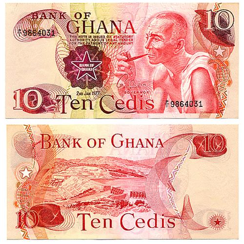 Ghana / Billet De 10 Cedis