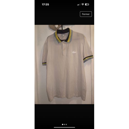 Polo Lacoste Blanc