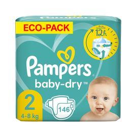 PAMPERS Couches Harmonie taille 2 (4-8kg) 117 couches pas cher
