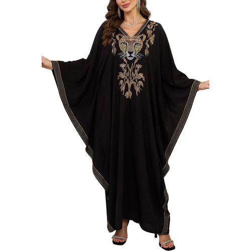 Women Beach Kaftan Oversized Nightgown Bohomian Kimono Sleepwear Biniki Cover Ups Sarong Pareo.[E370]