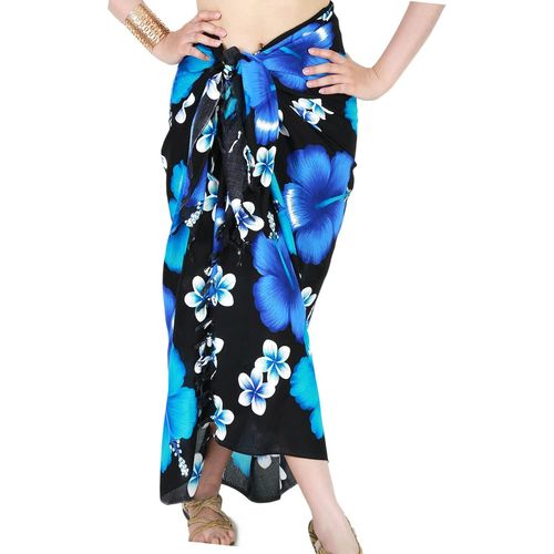 Women's Beach Pareos-Transparent Skirt Flower One Size.[E614]