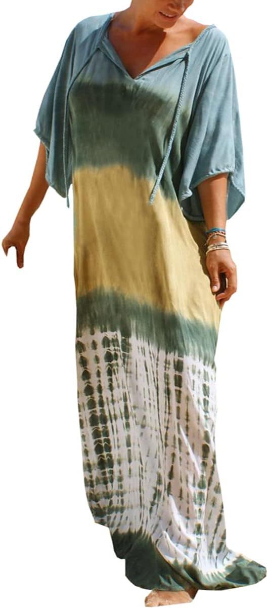 Women Bathrobe Kaftan Kimono Homewear Kimono Beach Maxi Dress Bikini Cover Ups Tops.[E229]