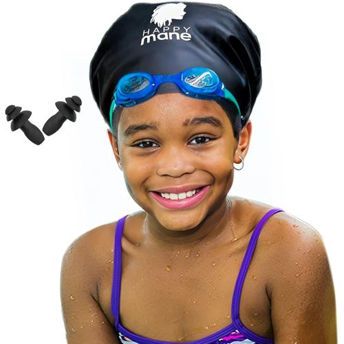 Silicone Swimming Cap For Braids And Dreadlocks-Dry Hair During Swimming And Long Hair,Extensions And Curly Hair-Shower Cap For Women,Men,Kids.[E244]