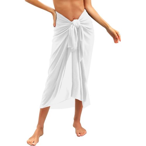Pareo Women's Beach Sarong Beach Wrap Skirts Cover Up Bikini Cover Up Beach Covers Beachwear Semi Transparent.[E512]