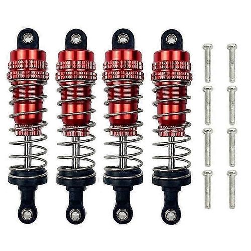 4pcs amortisseur d'huile avant et arrière en métal pour h16 16207 16208 16209 16210 1/16 pièces de mise à niveau de voiture RC, 1 JP