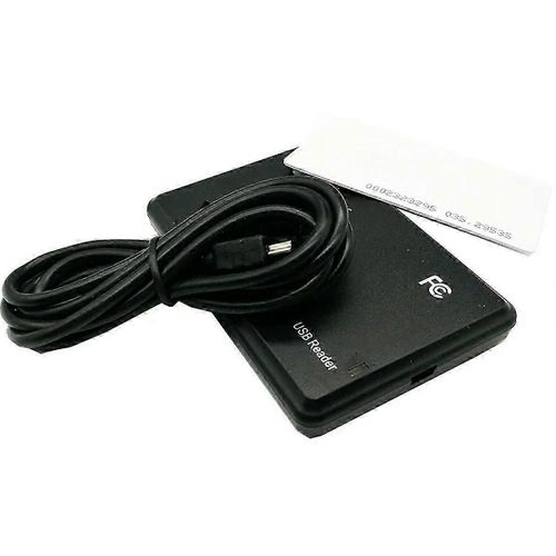 RFID Smart Card Reader with USB Port, 13.56MHz IC Card, Contactless Sensitivity, Support Window System Linux DS