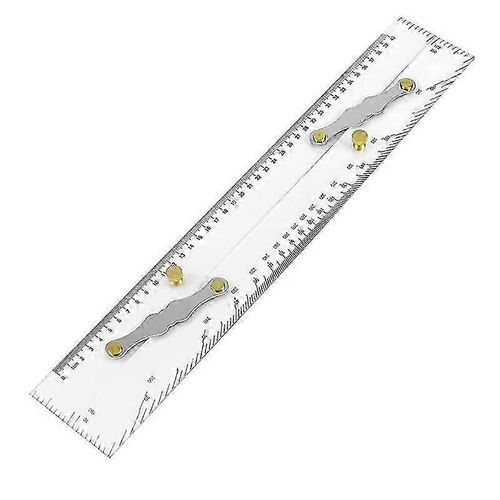 Règle parallèle marine échelles claires, points de cartographie pour tirer règle parallèle 450MM, cartes marines règle parallèle pour bateau JP