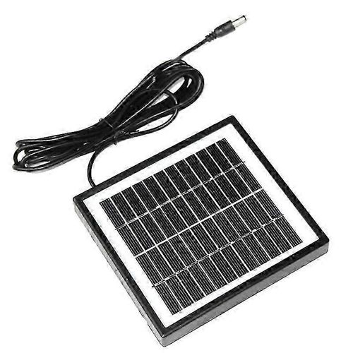 Panneau solaire 12V 2W Panneau de lumière de jardin solaire Pièces de bricolage Module de batterie de panneau solaire de port CC pour chargeur de batterie js