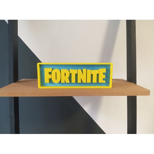 plaque retro / gaming / jeux video / fortnite