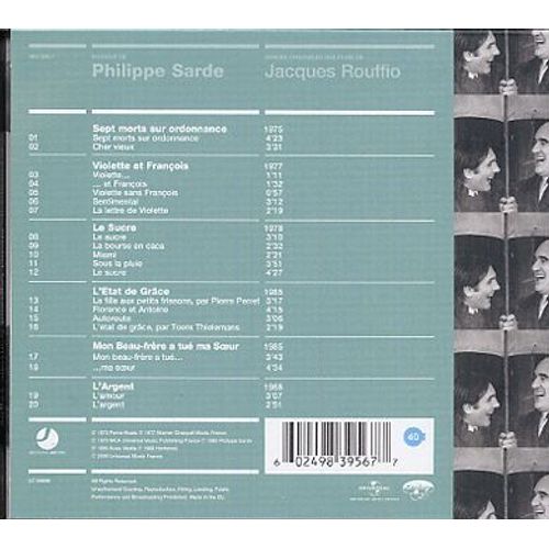 【中古】 7 Morts Sur Ordonnance Le Sucre PhilippeSarde 7 Morts Sur Ordonnance / Le Sucre / O.s.t. | Rakuten