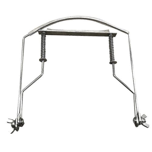 Harmonica Neck Holder 10 Trous Blues Harpe Bouche Orgue Stand Harmonic Rack -Argent Jp