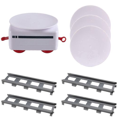 Train de sushis rotatif Sushi Jouet Piste Tapis roulant Table rotative Ensemble de train de nourriture pour enfants Bricolage Sushi Fabrication de Sushi en famille Fête B js