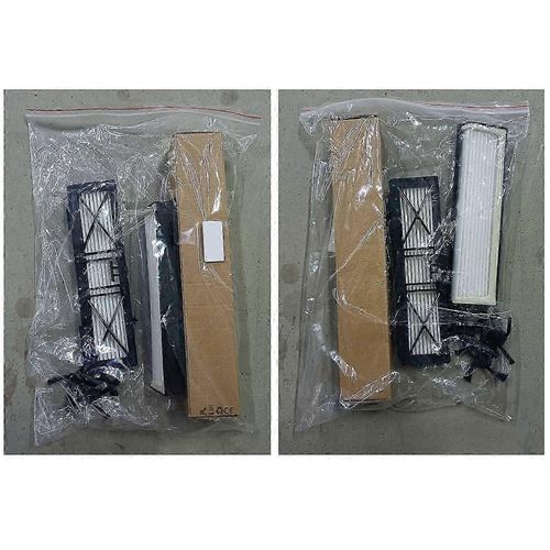 Filtre de remplacement ultra performant,Kit de brosse compatible avec la série D et les aspirateurs robots connectés,Accessoires pour D3 D5 D7 D75 D80 D85 js