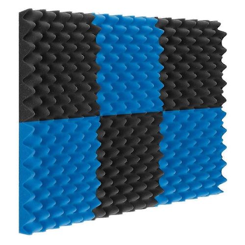 12Pack Panneaux de mousse acoustique Caisse d'?ufs Mousse Insonorisée Rembourrage 1 PouceX12 PouceX12 Pouces Studio Traitements Acoustiques Mousse js