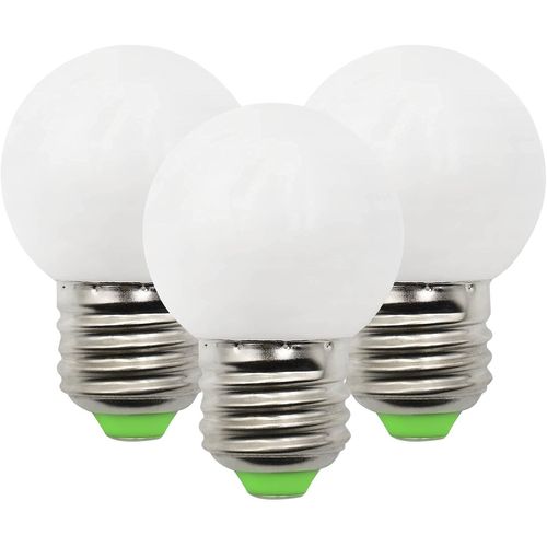 Ershi-Led E27 3w Rechange Pour Ampoule Halogène 30w-40w G45 Petite Boule Golf Ac 230v Blanc Chaud 3000k Angle D'éclairage 360° Cul[5