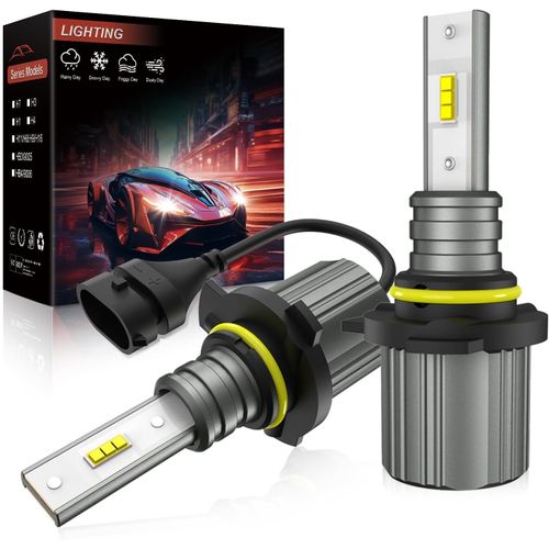Ershi-Hir2 9012 Ampoule Led, Luminosité De 400% 12000lm 60w 6000k Blanc Froid, Remplacement Halogène Sans Ventilateur Blanc Xénon,[5