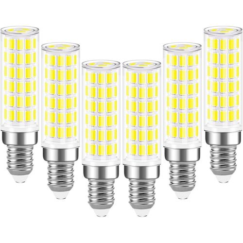 Ershi-E14 10w Petite Ampoule Led, Équivalent 100w Incandescent, 900lm Blanc Froid 6000k 230v, Non Dimmable, Ampoule De Lustre À Le[6