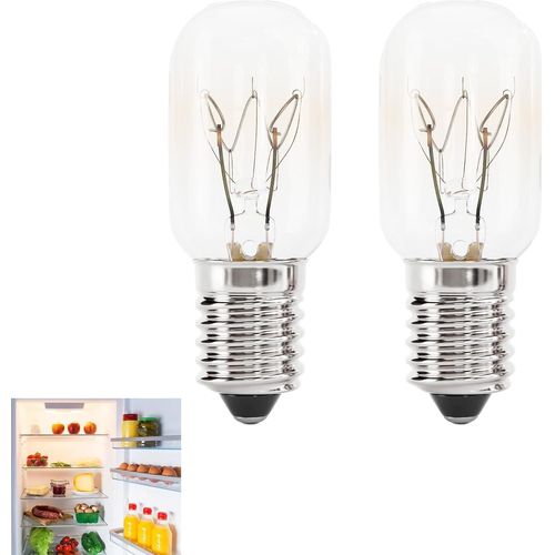 ERSHI-2x Lampe de Sel, Ampoule Frigo 15W E14, Ampoule Refrigerateur Blanc Chaud, T22 60 Lumens, 2700K, Lampe pour Réfrigérateur, C[5