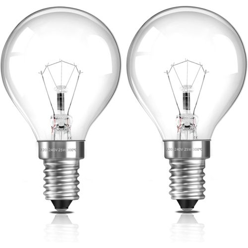 Ershi-E14 Ampoule De Four Dimmable, G45 Globe Ampoule Four 300 Degré Résistante, Blanc Chaud 2700k, 250lm, Ac 220-240v, Ampoule P4[6