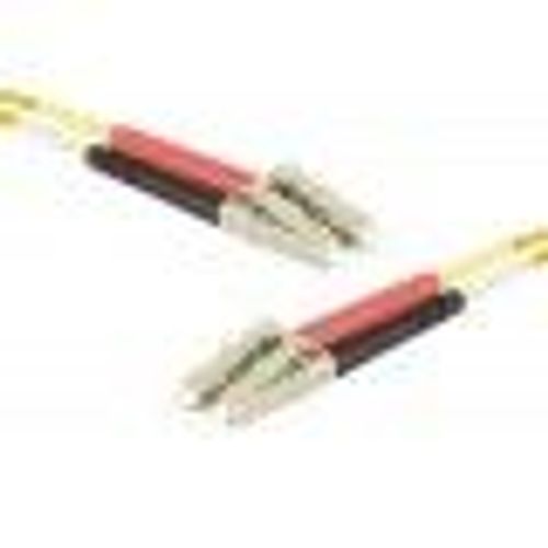 Tecline - Cordon de raccordement - LC multi-mode (M) pour LC multi-mode (M) - 15 m - fibre optique - duplex - 50 / 125 microns - OM2 - orange