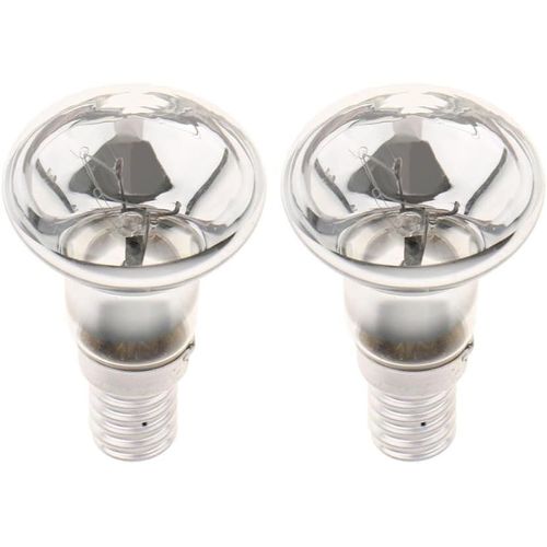 Ershi-2x R39 E14 30w Lampe Ampoule Réflecteur Ampoule Petite Vis, Ampoule De Lampe, Ampoule De Rechange Pour Lampe Lava Lite[6883]