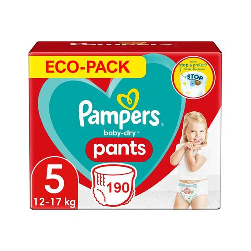 Pampers Pants Taille 5 190 Couches Baby-Dry Couches-Culottes (12-17 Kg)