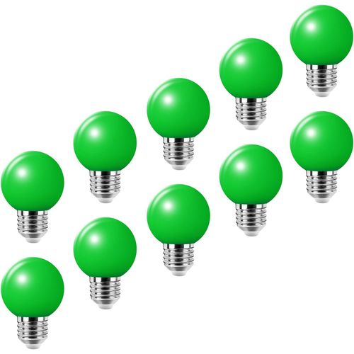 Ershi-Lampe De Golf Vert E27 Led Petite Ampoule Edison À Vis Couleur 2w, Ampoule À Économie D'énergie Équivalente À Une Ampoule À [4