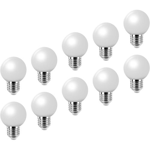 Ershi-Lampe De Golf Blanche Laiteuse E27 Led Petite Ampoule Edison À Vis Couleur 2w, Ampoule À Économie D'énergie Équivalente À Un[4