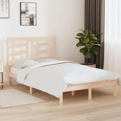 Cadre De Lit Sans Matelas 120x200 Cm Bois De Pin Massif