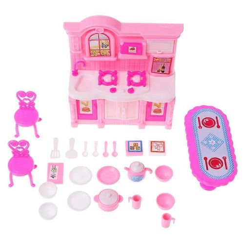 Enfants Appareil de cuisine réaliste Ensemble éducatif Jouets pour 3-8 ans Mini assiette plats Cuisine Poupées miniatures