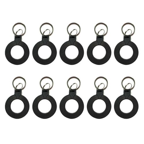 10pcs T5577 Em4305 Copie Réinscriptible Inscriptible Dupliquer Rfid Tag Em4100 125khz Carte Proximité Jeton Porte-Clés, Couleur Noire