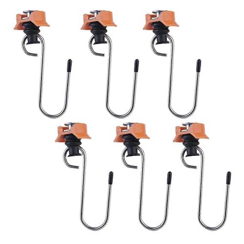 6pack De Camping-Cars, Camions Crochets Métalliques Pour Rails D'avion Rails Aménagements, Facile À Installer Cargo Sécurisation Accessoire De Transport