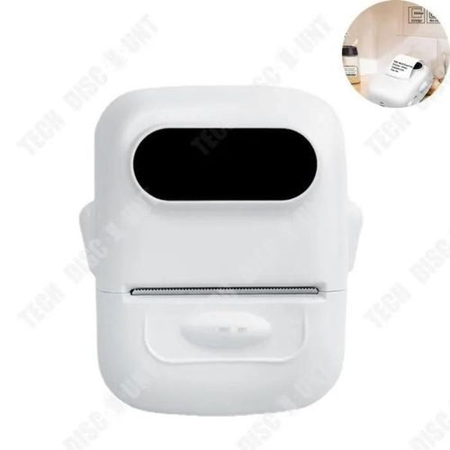 Td® Ménage Mini Machine À Étiquettes Thermiques Téléphone Portable Bluetooth Portable Petite Imprimante D'étiquettes Auto-Adhésives